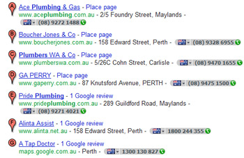 Google Places Local